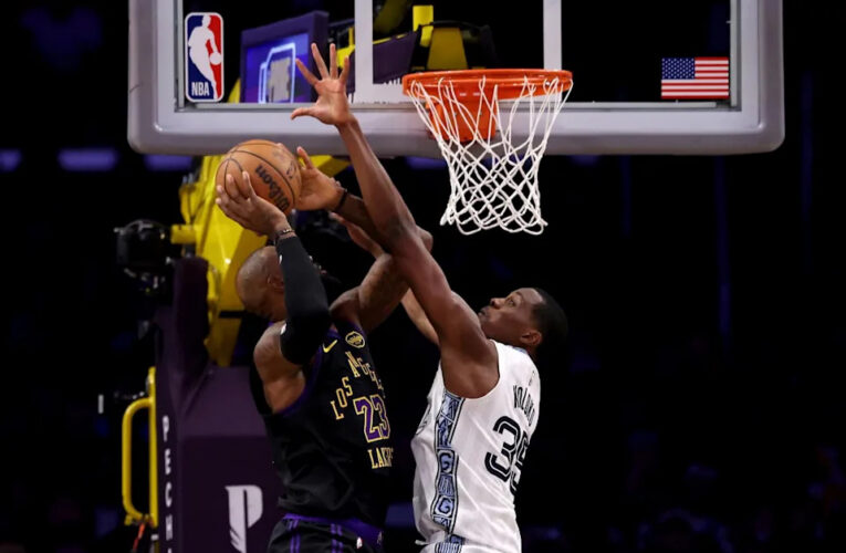 Luka Doncic and LeBron James lead Lakers comeback to beat the Grizzlies again