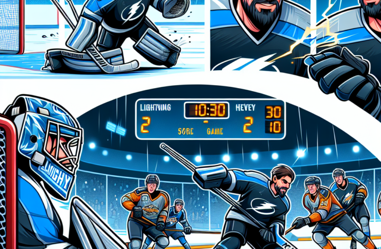 Andrei Vasilevskiy makes 28 saves in 2nd shutout of season as Lightning blank Mammoth 2-0