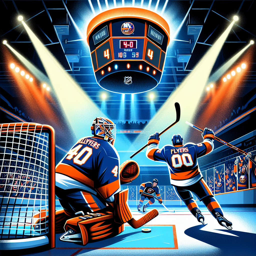 Sorokin's 6th shutout and Pageau's 2 goals power Islanders to 4-0 win over Flyers