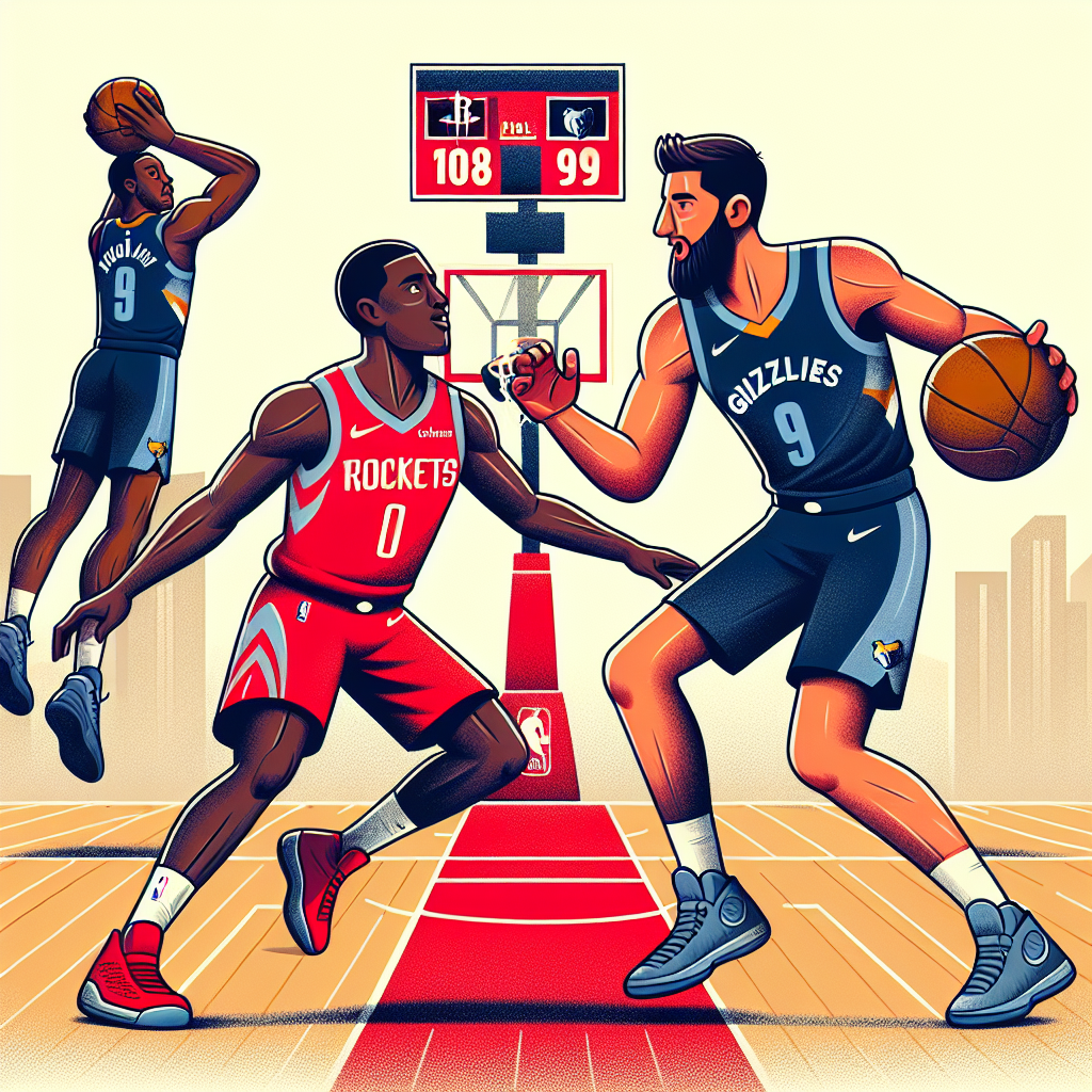 Sengun and Durant score 33 apiece as Rockets beat the Grizzlies 108-99
