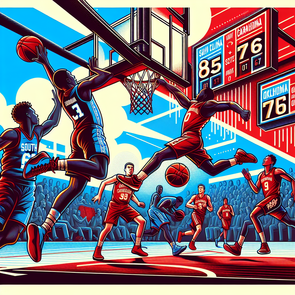 Johnson, Knox lead balanced South Carolina past Oklahoma 85-76