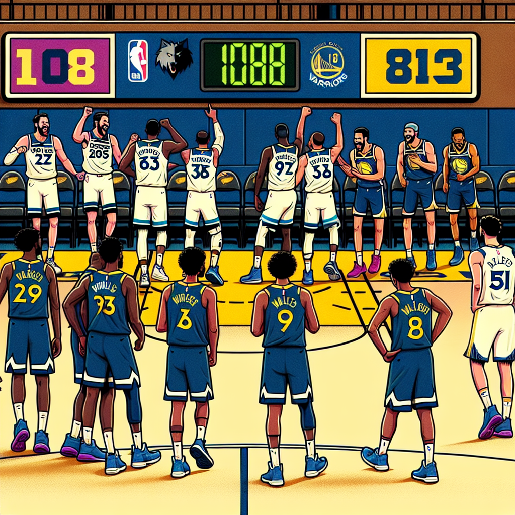 Timberwolves beat the Warriors 108-83 to snap a five-game losing streak as top stars rest