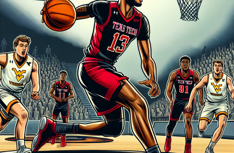 JT Toppin helps No. 13 Texas Tech break two-game losing streak with 70-63 win at West Virginia