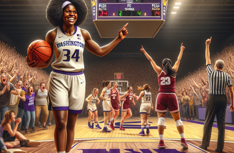 Avery Howell has 34 points and 14 rebounds, No. 24 Washington women beat Wisconsin in OT