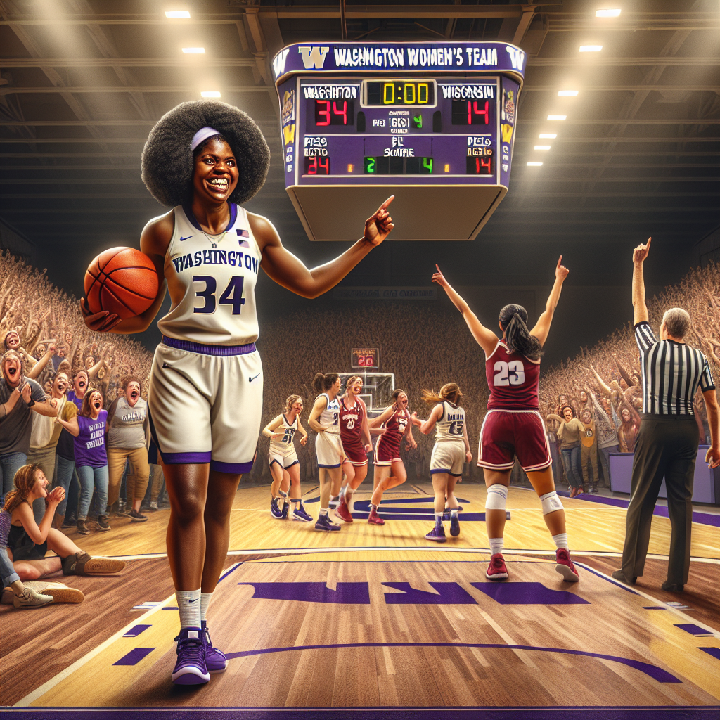 Avery Howell has 34 points and 14 rebounds, No. 24 Washington women beat Wisconsin in OT