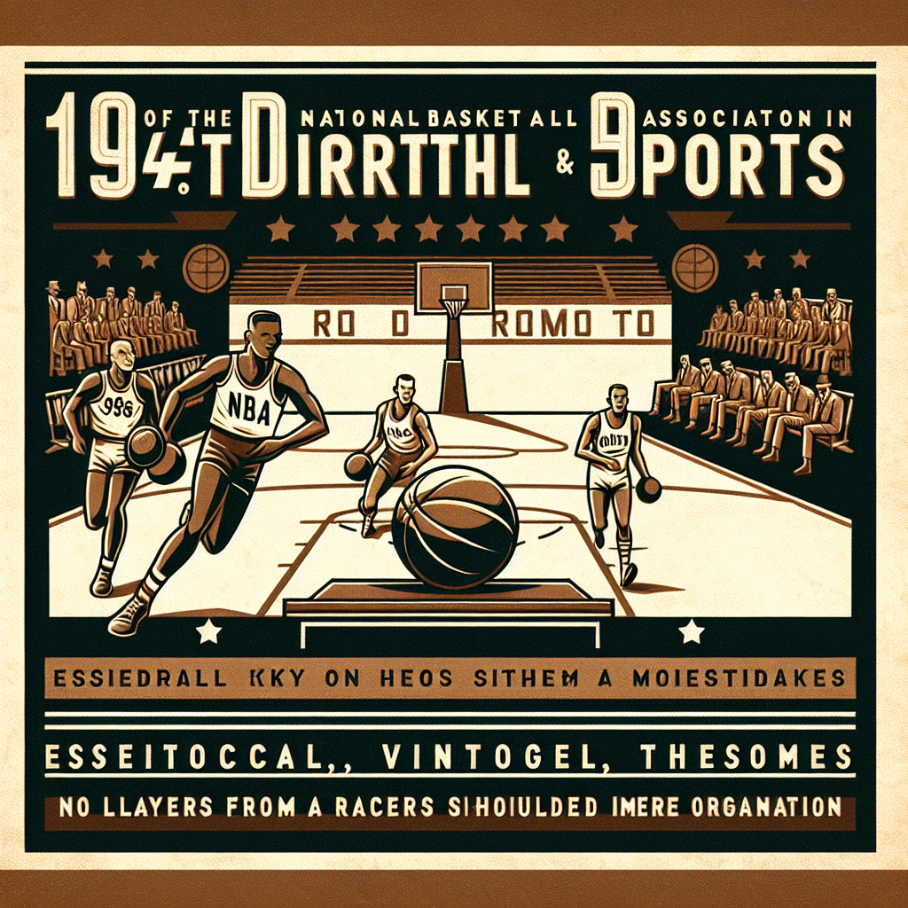 The Birth of the NBA: Key Milestones from the 1940s and 1950s
