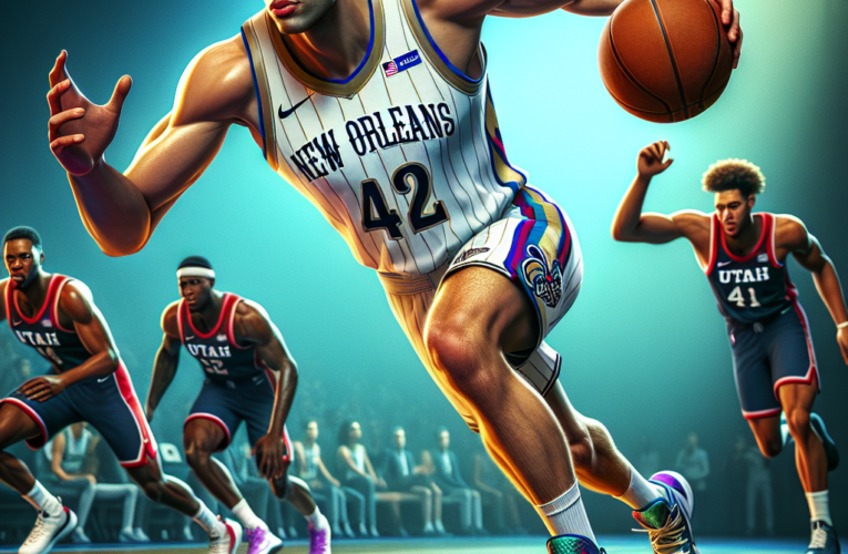 Bey leads New Orleans against Utah after 42-point game