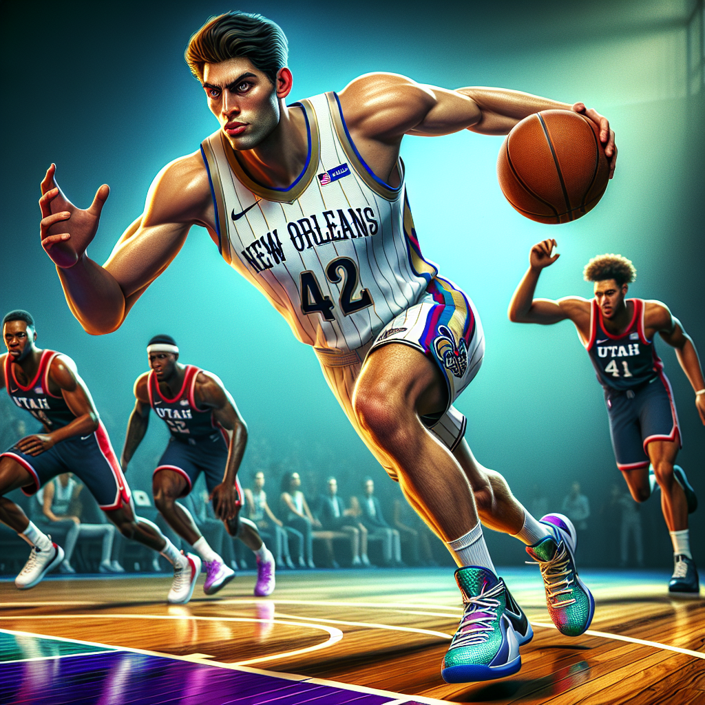 Bey leads New Orleans against Utah after 42-point game