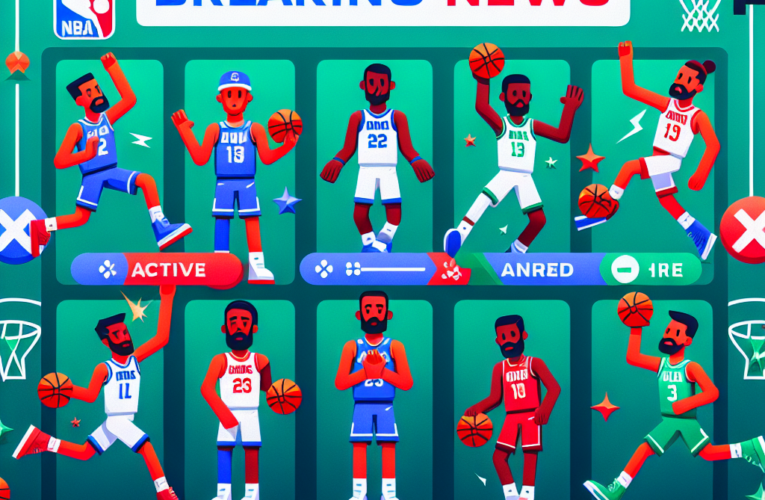 Son Dakika NBA Sakatlık Haberleri: Güncel Oyuncu Durumları