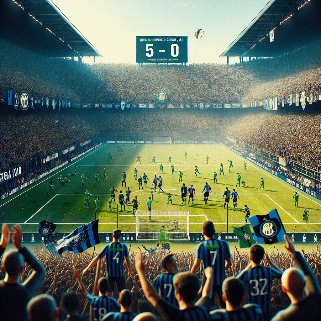 Inter Milan increases Serie A lead with 5-0 demolition of Sassuolo