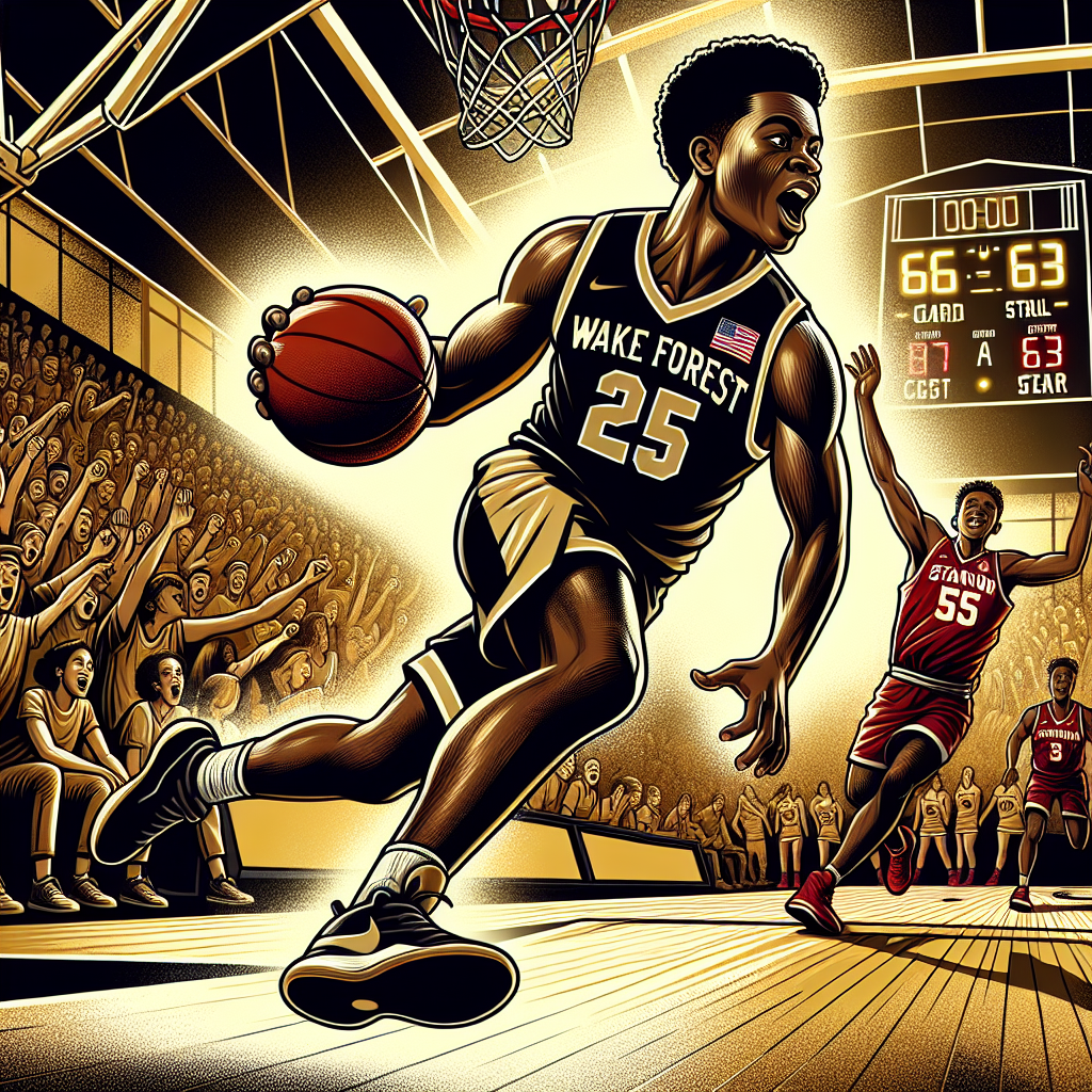 Juke Harris scores 25, delivers down the stretch in Wake Forest's 68-63 win over Stanford