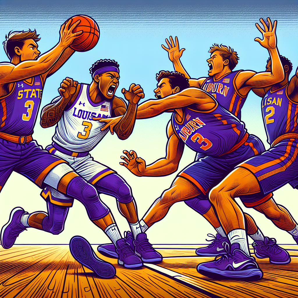 No. 5 LSU bounces back from a midweek loss at Texas and routs Auburn 77-44