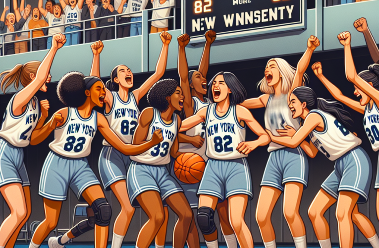 NYU womens basketball team sets Division III record with 82nd straight win