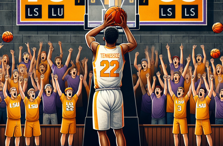 Nate Ament scores 22 and Tennessee holds off LSU 73-63