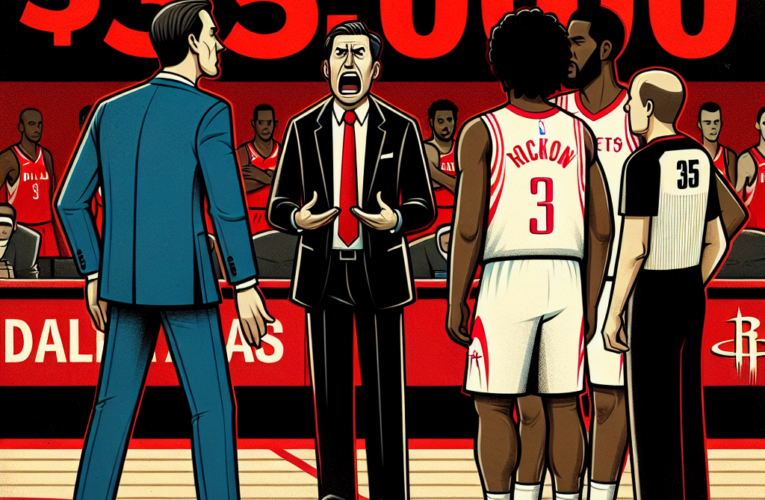 Dallas coach Jason Kidd was fined $35,000 for blasting referees after a loss to the Rockets