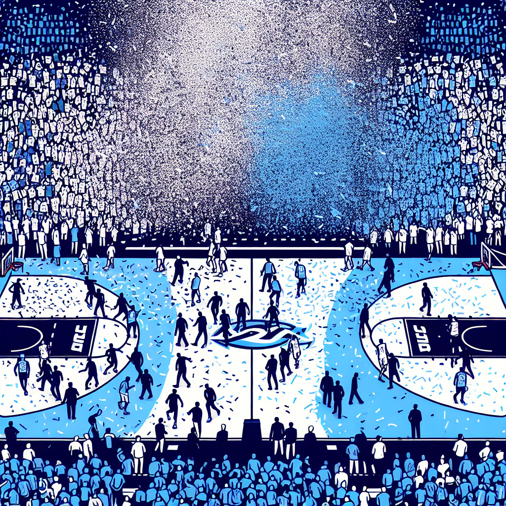 How much was UNC basketball fined by ACC for court storming vs Duke? Conference rules